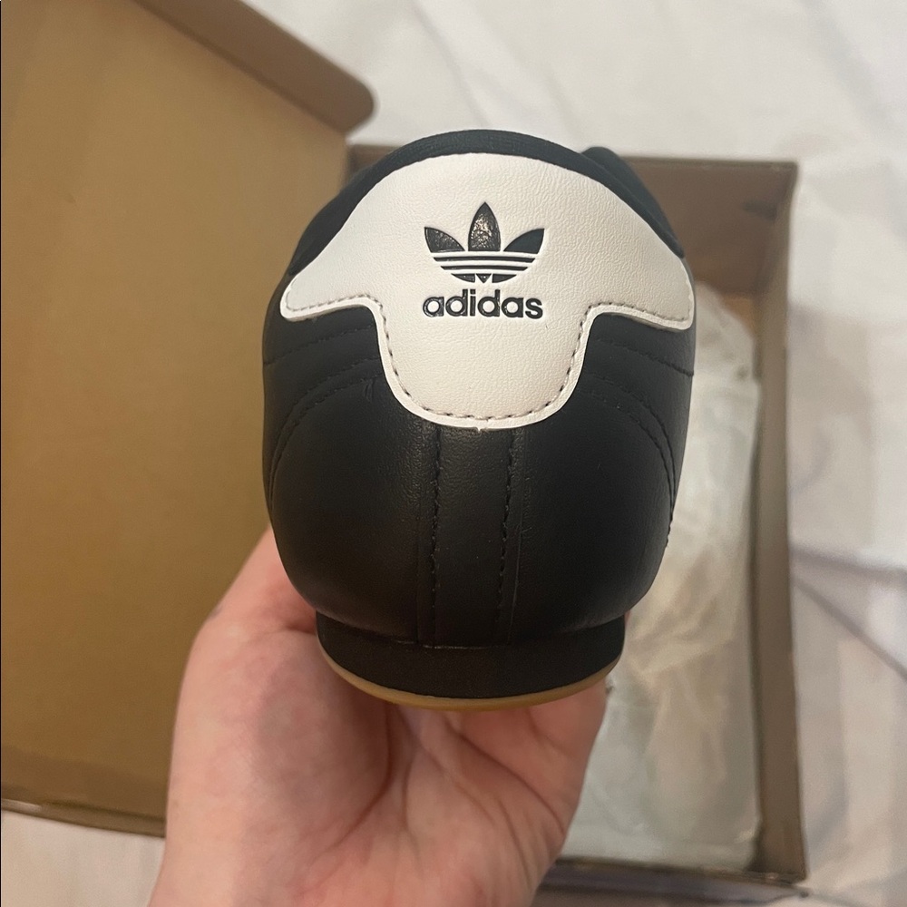 •ADIDAS• Taekwondo Lace W Shoes Sneakers >> black/white stripe/gum >> NIB - Picture 10 of 16